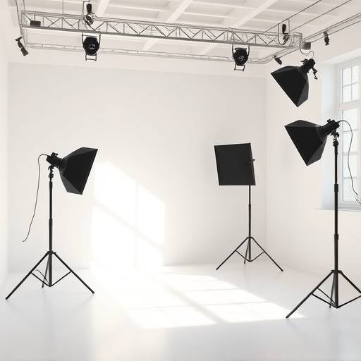 Photo studio bathed in natural light